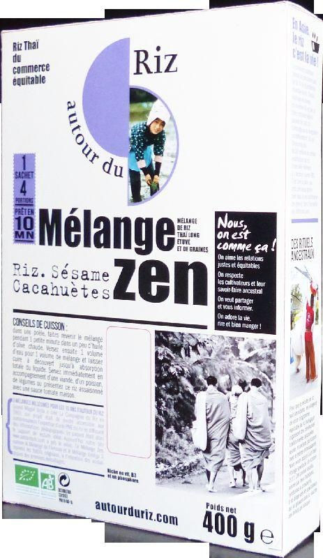 Riz thaï sésame soja Zen 400g Riz thaï sésame soja Zen 400g