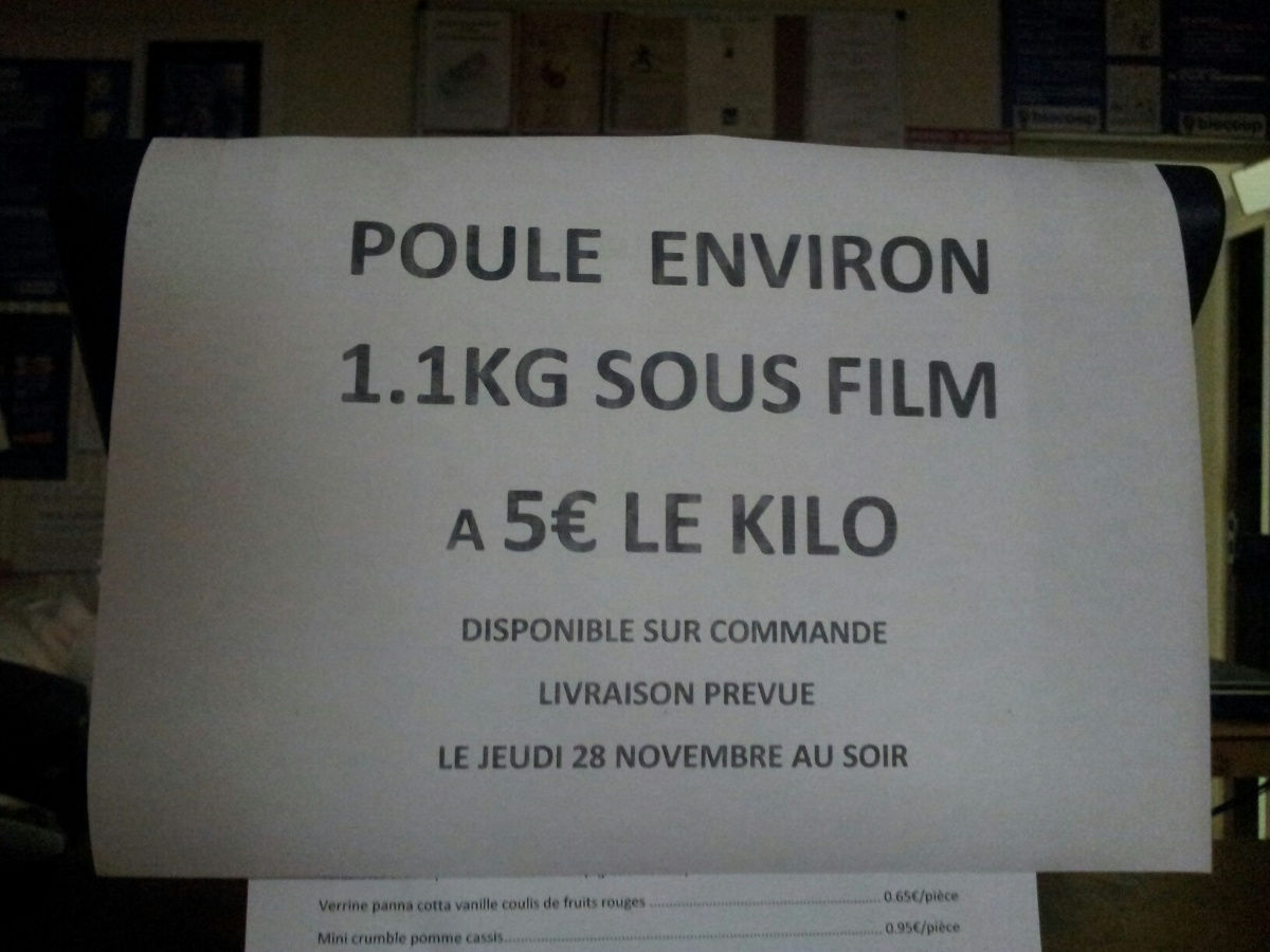 PROMOTION POULE PROMOTION POULE