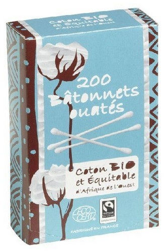 Bâtonnets ouatés coton (200) Bâtonnets ouatés coton (200)