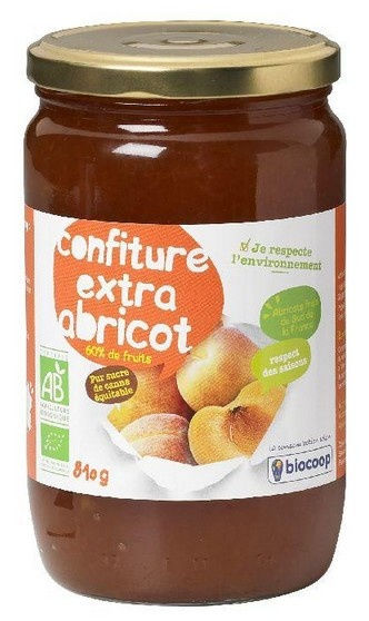 Confiture d'abricot extra 810g Confiture d'abricot extra 810g